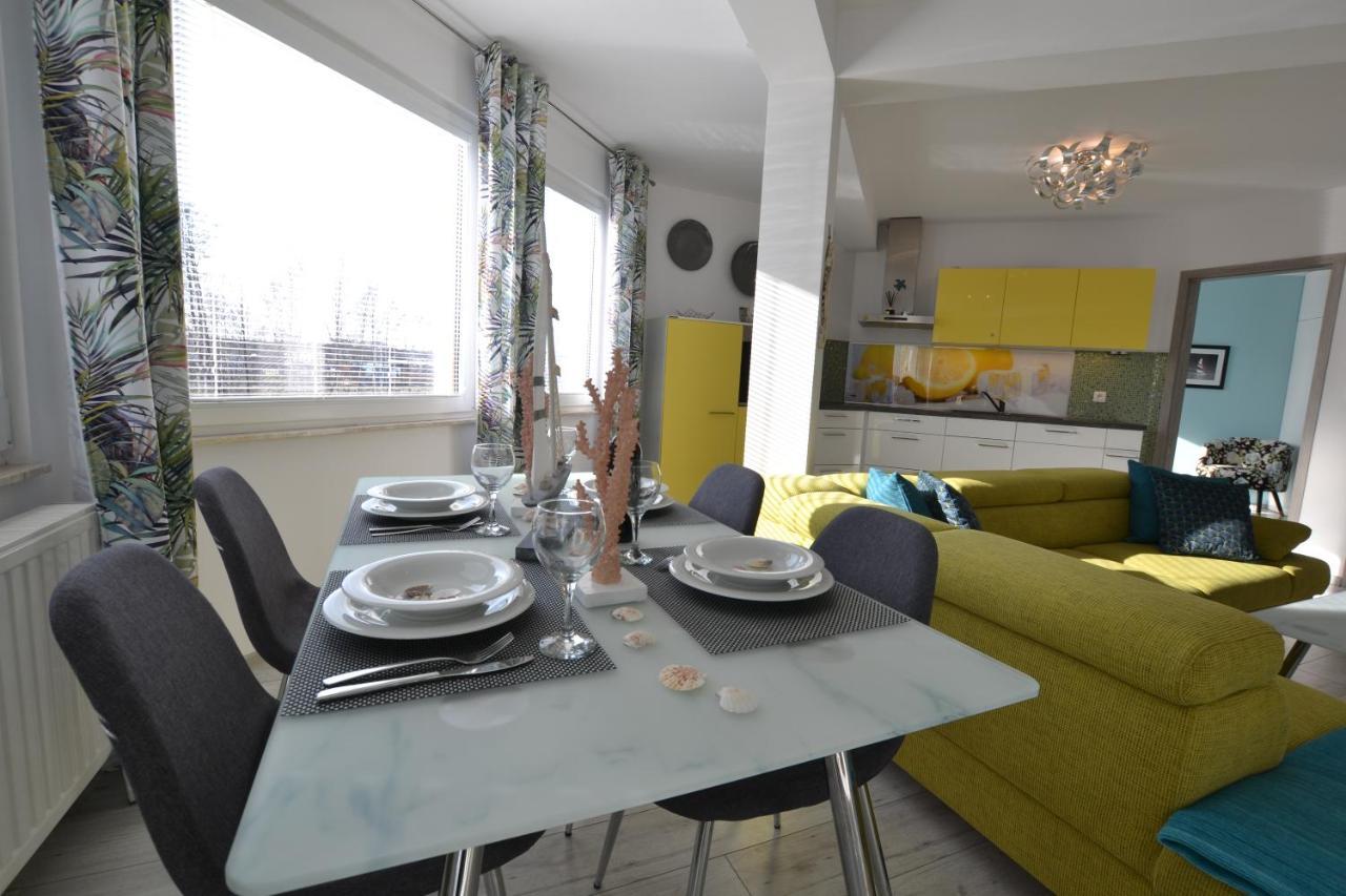 Darlowko Apartament Morski XI Ujście-Darłowskie Buitenkant foto