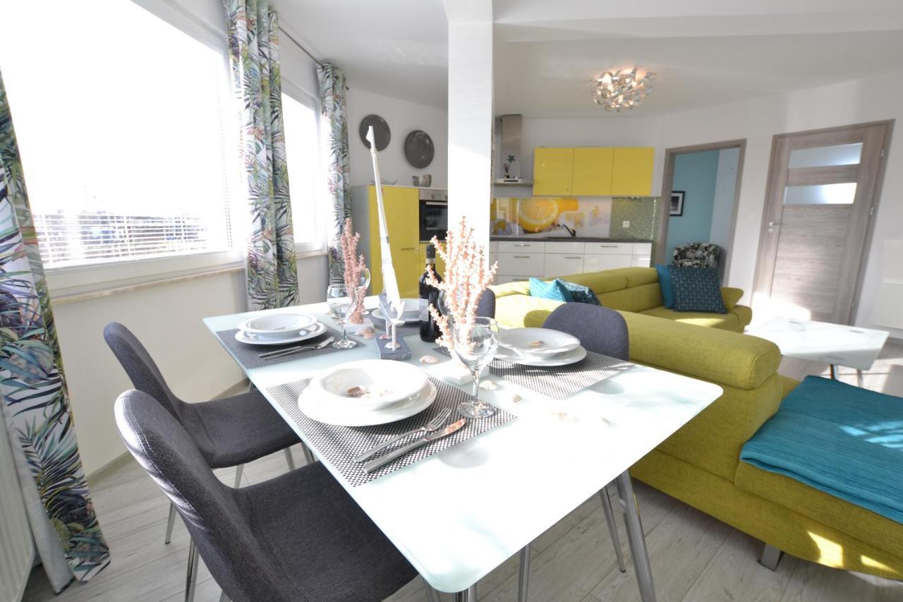 Darlowko Apartament Morski XI Ujście-Darłowskie Buitenkant foto